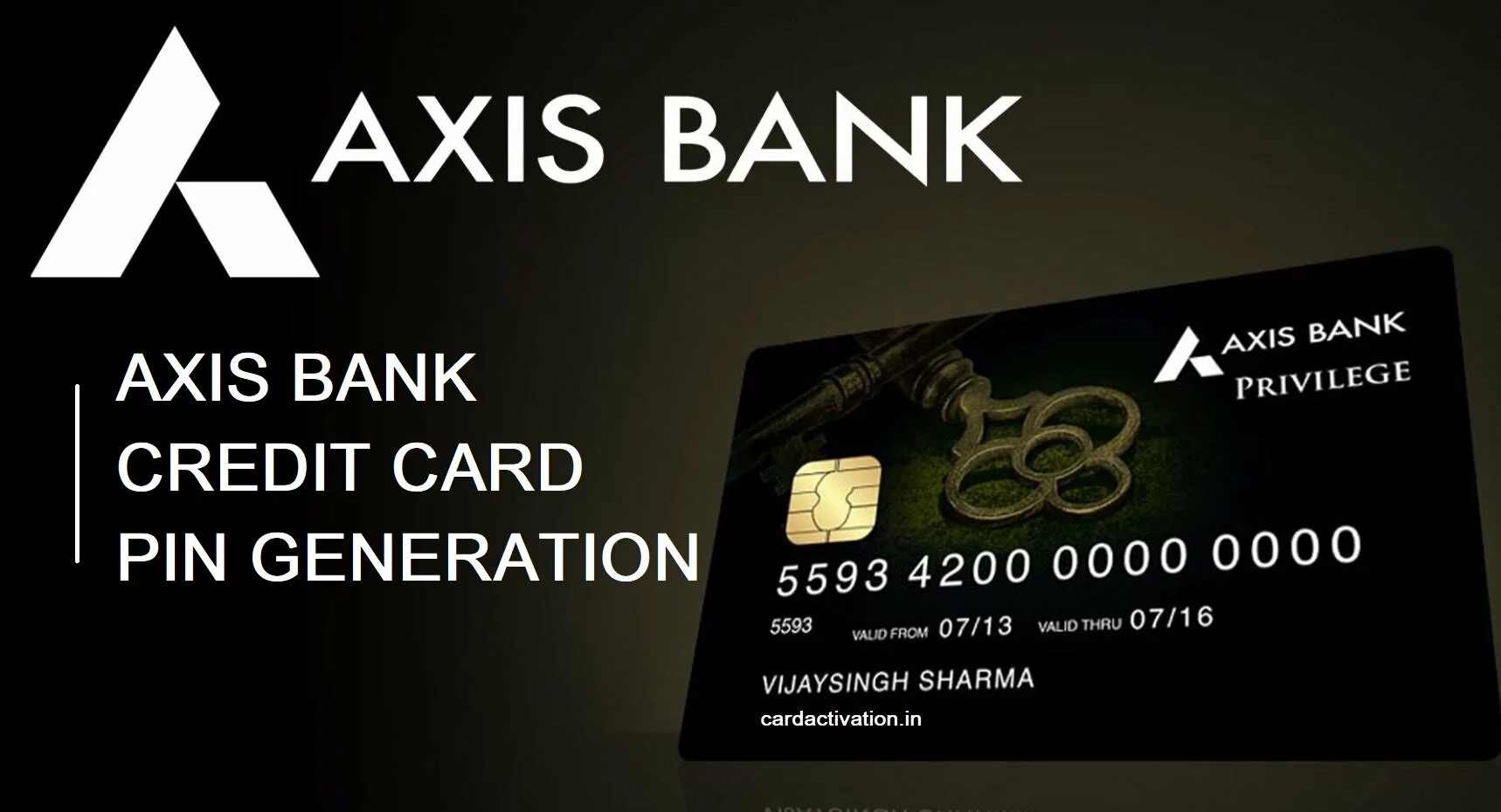Axis Bank Credit Card Activation