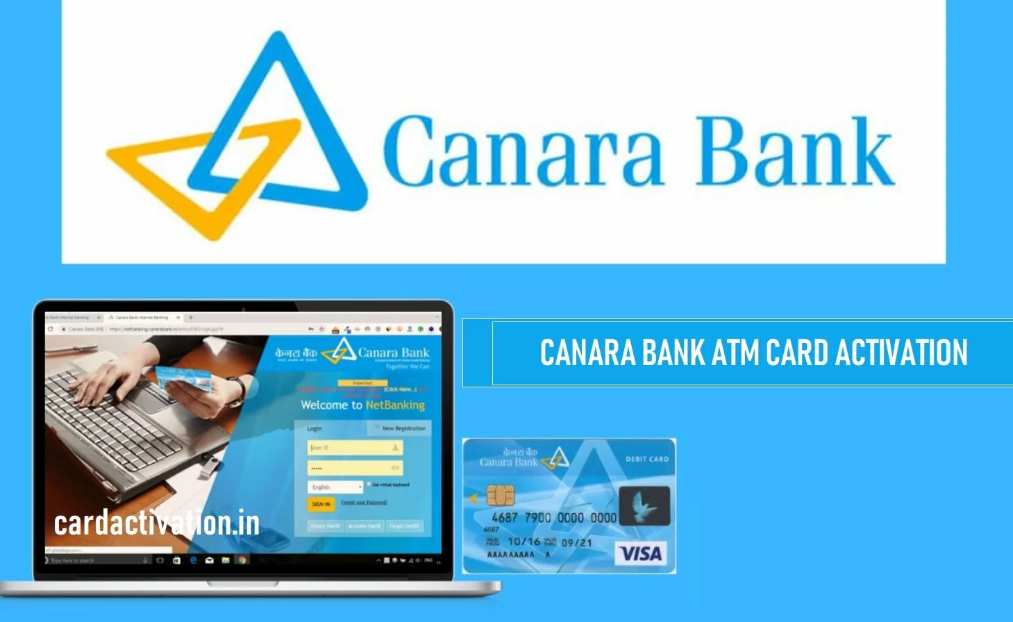 Canara Bank ATM Card Activation