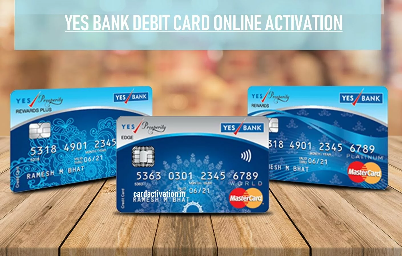 YES Bank Debit Card Activation Online